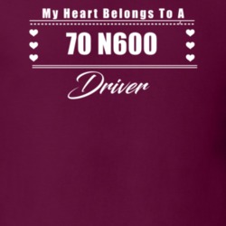 My Heart Belongs To A 1970 N600 Driver Dark Color T Shirt