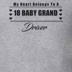 My Heart Belongs To A 1918 Baby Grand Driver Light Color T Shirt