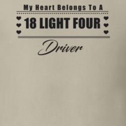 My Heart Belongs To A 1918 Light Four Driver Light Color T Shirt