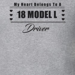 My Heart Belongs To A 1918 Model L Driver Light Color T Shirt