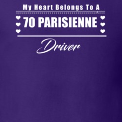My Heart Belongs To A 1970 Parisienne Driver Dark Color T Shirt