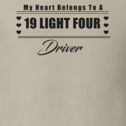 My Heart Belongs To A 1919 Light Four Driver Light Color T Shirt