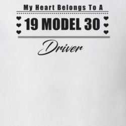 My Heart Belongs To A 1919 Model 30 Driver Light Color T Shirt