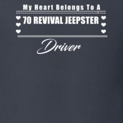 My Heart Belongs To A 1970 Revival Jeepster Driver Dark Color T Shirt
