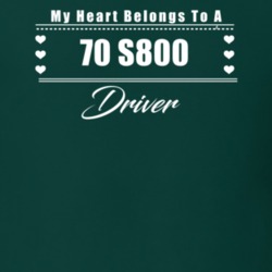 My Heart Belongs To A 1970 S800 Driver Dark Color T Shirt