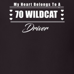 My Heart Belongs To A 1970 Wildcat Driver Dark Color T Shirt