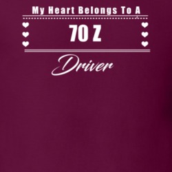 My Heart Belongs To A 1970 Z Driver Dark Color T Shirt