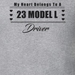 My Heart Belongs To A 1923 Model L Driver Light Color T Shirt