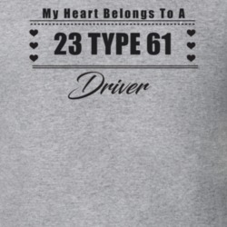 My Heart Belongs To A 1923 Type 61 Driver Light Color T Shirt
