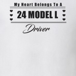 My Heart Belongs To A 1924 Model L Driver Light Color T Shirt