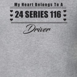 My Heart Belongs To A 1924 Series 116 Driver Light Color T Shirt