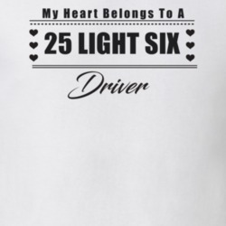 My Heart Belongs To A 1925 Light Six Driver Light Color T Shirt