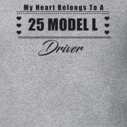 My Heart Belongs To A 1925 Model L Driver Light Color T Shirt