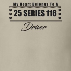 My Heart Belongs To A 1925 Series 116 Driver Light Color T Shirt