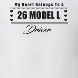 My Heart Belongs To A 1926 Model L Driver Light Color T Shirt