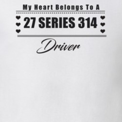 My Heart Belongs To A 1927 Series 314 Driver Light Color T Shirt