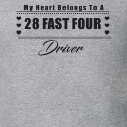 My Heart Belongs To A 1928 Fast Four Driver Light Color T Shirt