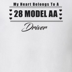 My Heart Belongs To A 1928 Model Aa Driver Light Color T Shirt