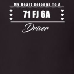 My Heart Belongs To A 1971 Fj 6A Driver Dark Color T Shirt