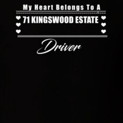 My Heart Belongs To A 1971 Kingswood Estate Driver Dark Color T Shirt