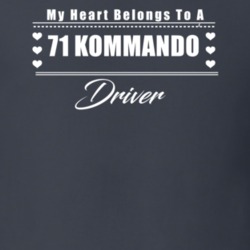 My Heart Belongs To A 1971 Kommando Driver Dark Color T Shirt