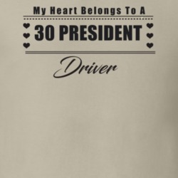 My Heart Belongs To A 1930 President Driver Light Color T Shirt