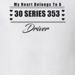 My Heart Belongs To A 1930 Series 353 Driver Light Color T Shirt