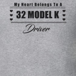 My Heart Belongs To A 1932 Model K Driver Light Color T Shirt
