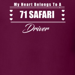 My Heart Belongs To A 1971 Safari Driver Dark Color T Shirt