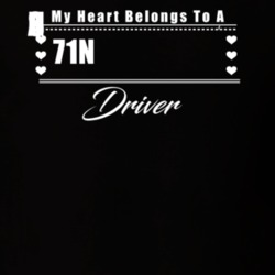 My Heart Belongs To A 1971 Suburban Driver Dark Color T Shirt