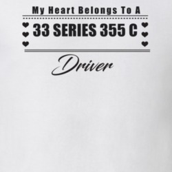 My Heart Belongs To A 1933 Series 355 C Driver Light Color T Shirt