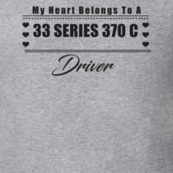 My Heart Belongs To A 1933 Series 370 C Driver Light Color T Shirt