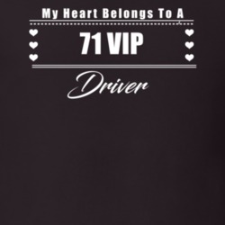 My Heart Belongs To A 1971 Vip Driver Dark Color T Shirt