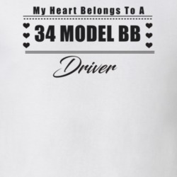 My Heart Belongs To A 1934 Model Bb Driver Light Color T Shirt