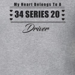My Heart Belongs To A 1934 Series 20 Driver Light Color T Shirt