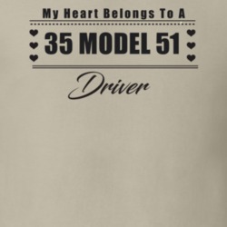 My Heart Belongs To A 1935 Model 51 Driver Light Color T Shirt