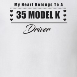 My Heart Belongs To A 1935 Model K Driver Light Color T Shirt