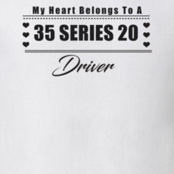 My Heart Belongs To A 1935 Series 20 Driver Light Color T Shirt