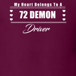My Heart Belongs To A 1972 Demon Driver Dark Color T Shirt