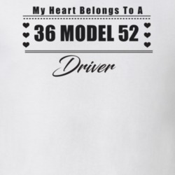 My Heart Belongs To A 1936 Model 52 Driver Light Color T Shirt