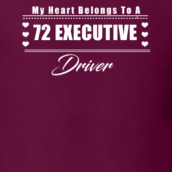 My Heart Belongs To A 1972 Executive Driver Dark Color T Shirt