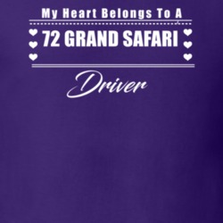 My Heart Belongs To A 1972 Grand Safari Driver Dark Color T Shirt