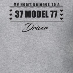 My Heart Belongs To A 1937 Model 77 Driver Light Color T Shirt