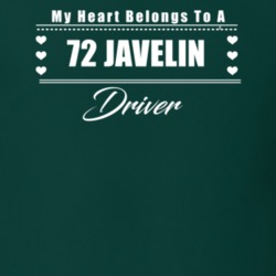 My Heart Belongs To A 1972 Javelin Driver Dark Color T Shirt