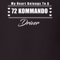 My Heart Belongs To A 1972 Kommando Driver Dark Color T Shirt