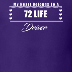 My Heart Belongs To A 1972 Life Driver Dark Color T Shirt