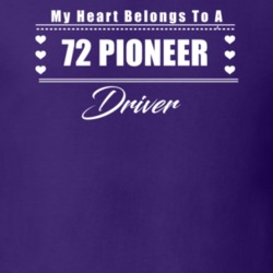 My Heart Belongs To A 1972 Pioneer Driver Dark Color T Shirt
