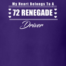 My Heart Belongs To A 1972 Renegade Driver Dark Color T Shirt