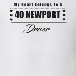 My Heart Belongs To A 1940 Newport Driver Light Color T Shirt