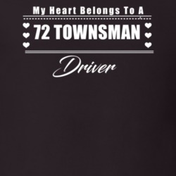 My Heart Belongs To A 1972 Townsman Driver Dark Color T Shirt